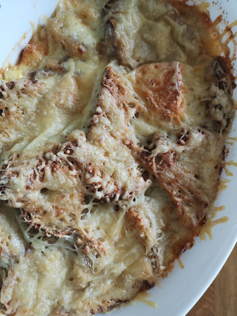 gratin de pain rassis recette