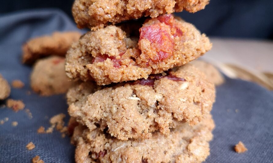 Cookies au pain sec, chorizo et parmesan