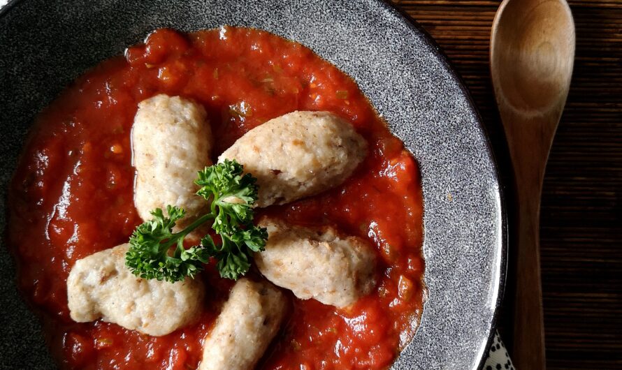 Gnocchi de pain rassis à la sauce tomate