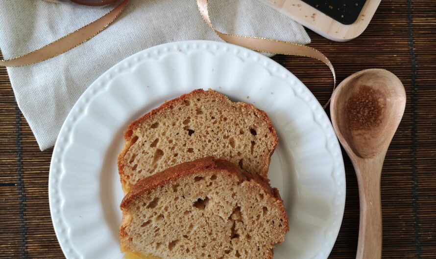 Gâteau infusé au sirop d’écorces d’ananas