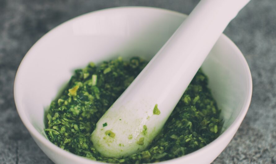 Pesto de fanes de navet