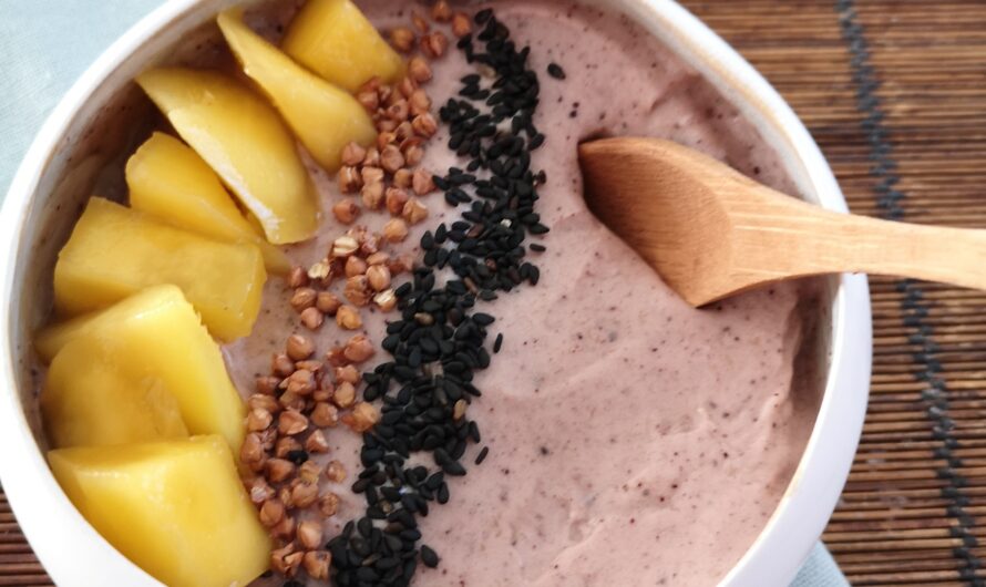 Açai bowl glacé