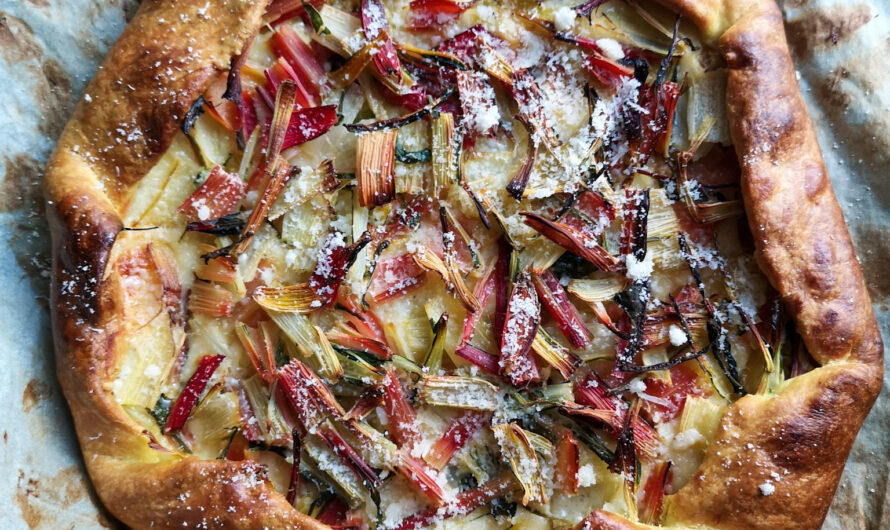 Tarte rustique aux côtes de blettes