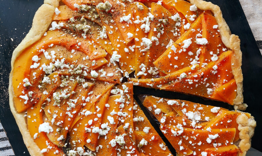 Tatin de butternut, feta et zaatar